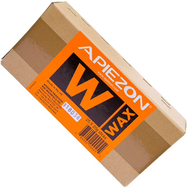 Apiezon Wax W Hard Vacuum Sealing, Softening Point 85°C, 5x10-9 Torr at 20°C, Wax, 25 x 20g Sticks